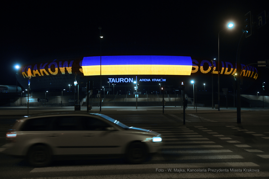 033jpg.jpg-Kraków solidarny z Ukrainą  Autor: W. Majka