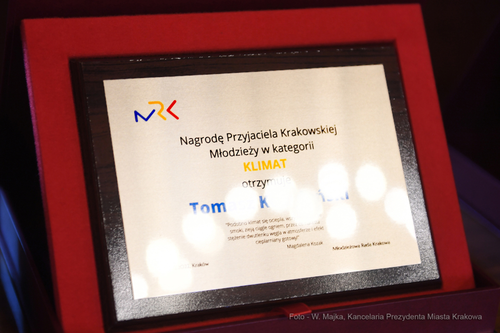 011jpg.jpg-Gala nagród Przyjaciela Krakowskiej Młodzieży  Autor: W. Majka