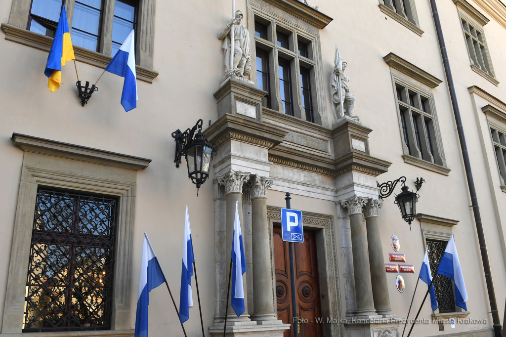 055jpg.jpg-Kraków solidarny z Ukrainą  Autor: W. Majka