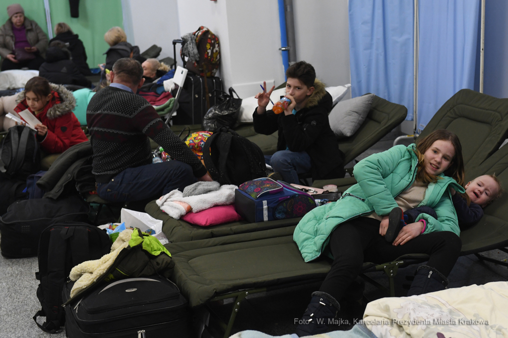 044jpg.jpg-Punkt recepcyjno-wypoczynkowy dla Ukraińców  Autor: W. Majka