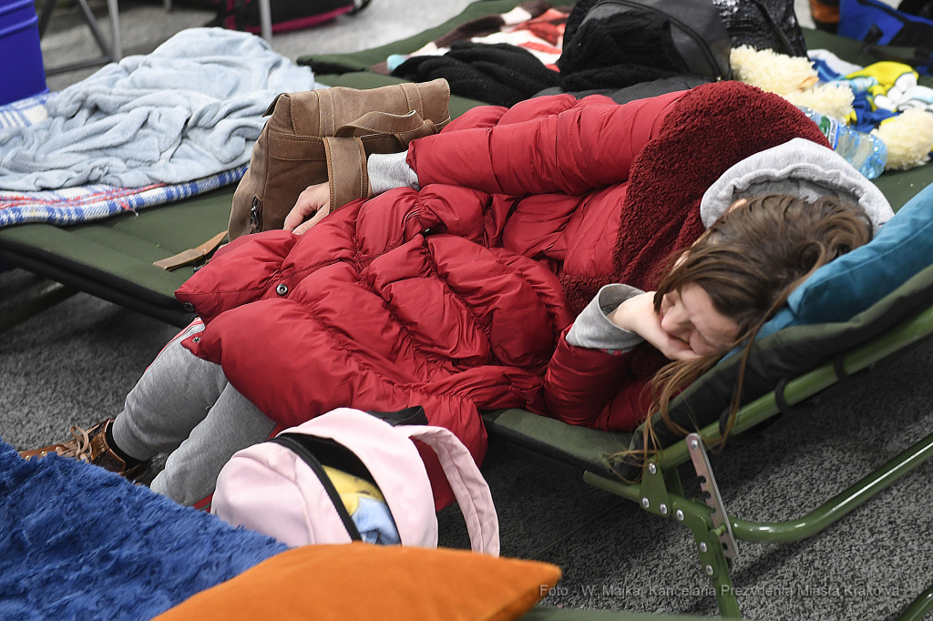 077jpg.jpg-Punkt recepcyjno-wypoczynkowy dla Ukraińców  Autor: W. Majka