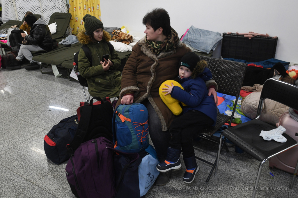 1414jpg.jpg-Punkt recepcyjno-wypoczynkowy dla Ukraińców  Autor: W. Majka