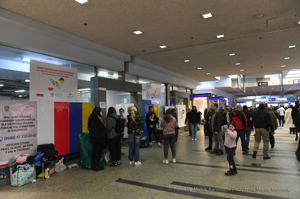 1717jpg.jpg-Punkt recepcyjno-wypoczynkowy dla Ukraińców  Autor: W. Majka