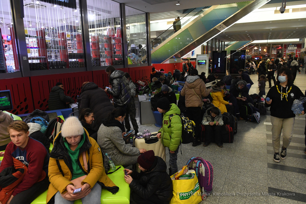 2121jpg.jpg-Punkt recepcyjno-wypoczynkowy dla Ukraińców  Autor: W. Majka