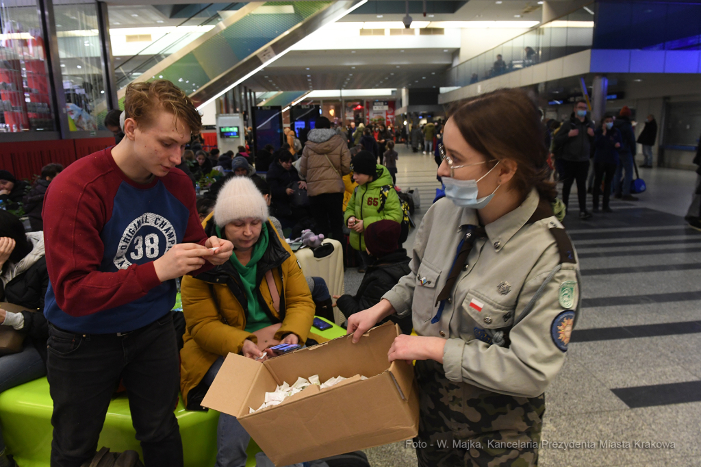 2323jpg.jpg-Punkt recepcyjno-wypoczynkowy dla Ukraińców  Autor: W. Majka