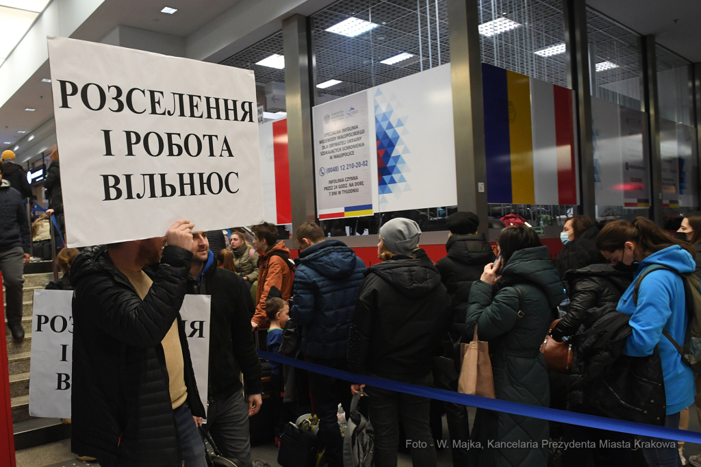 2727jpg.jpg-Punkt recepcyjno-wypoczynkowy dla Ukraińców  Autor: W. Majka