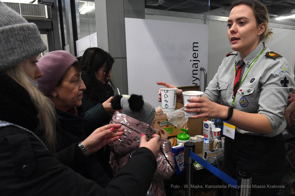 3535jpg.jpg-Punkt recepcyjno-wypoczynkowy dla Ukraińców  Autor: W. Majka