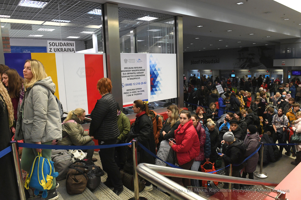 3636jpg.jpg-Punkt recepcyjno-wypoczynkowy dla Ukraińców  Autor: W. Majka