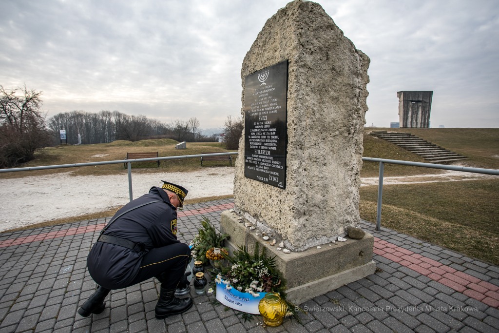 bs-marca 13, 2022-jg_220313_oto_4312.jpg-79. Rocznica, Getto Krakowskie, Majchrowski, Komarewicz  Autor: B. Świerzowski