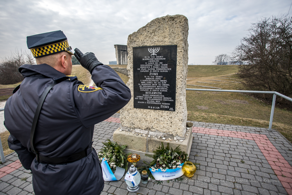 bs-marca 13, 2022-jg_220313_oto_4328.jpg-79. Rocznica, Getto Krakowskie, Majchrowski, Komarewicz  Autor: B. Świerzowski