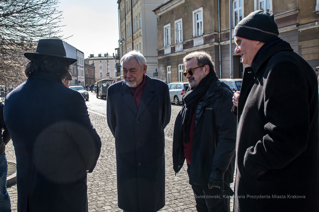bs-marca 13, 2022-jg_220313_oto_4393.jpg-79. Rocznica, Getto Krakowskie, Majchrowski, Komarewicz  Autor: B. Świerzowski