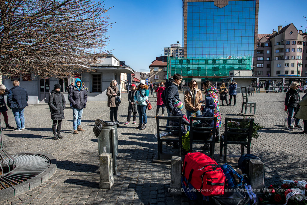 bs-marca 13, 2022-jg_220313_oto_4411.jpg-79. Rocznica, Getto Krakowskie, Majchrowski, Komarewicz  Autor: B. Świerzowski