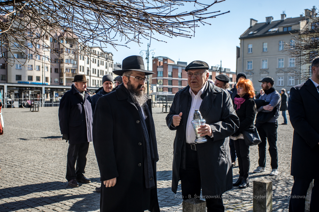 bs-marca 13, 2022-jg_220313_oto_4418.jpg-79. Rocznica, Getto Krakowskie, Majchrowski, Komarewicz  Autor: B. Świerzowski