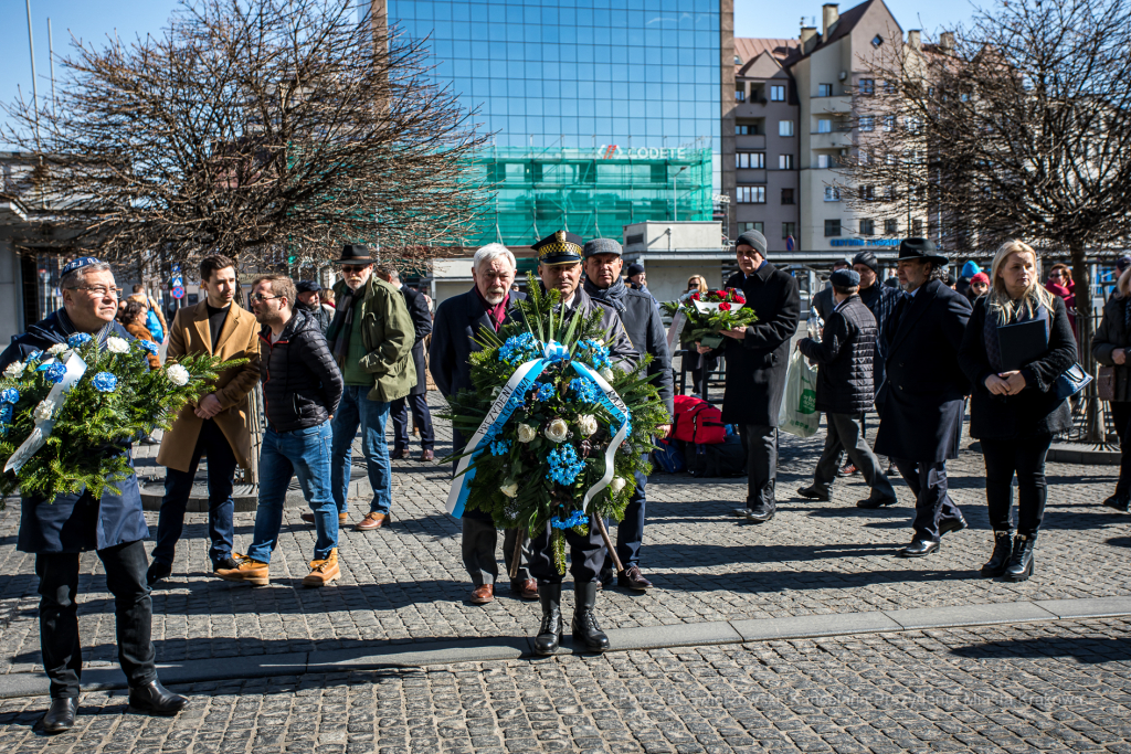 bs-marca 13, 2022-jg_220313_oto_4432.jpg-79. Rocznica, Getto Krakowskie, Majchrowski, Komarewicz  Autor: B. Świerzowski
