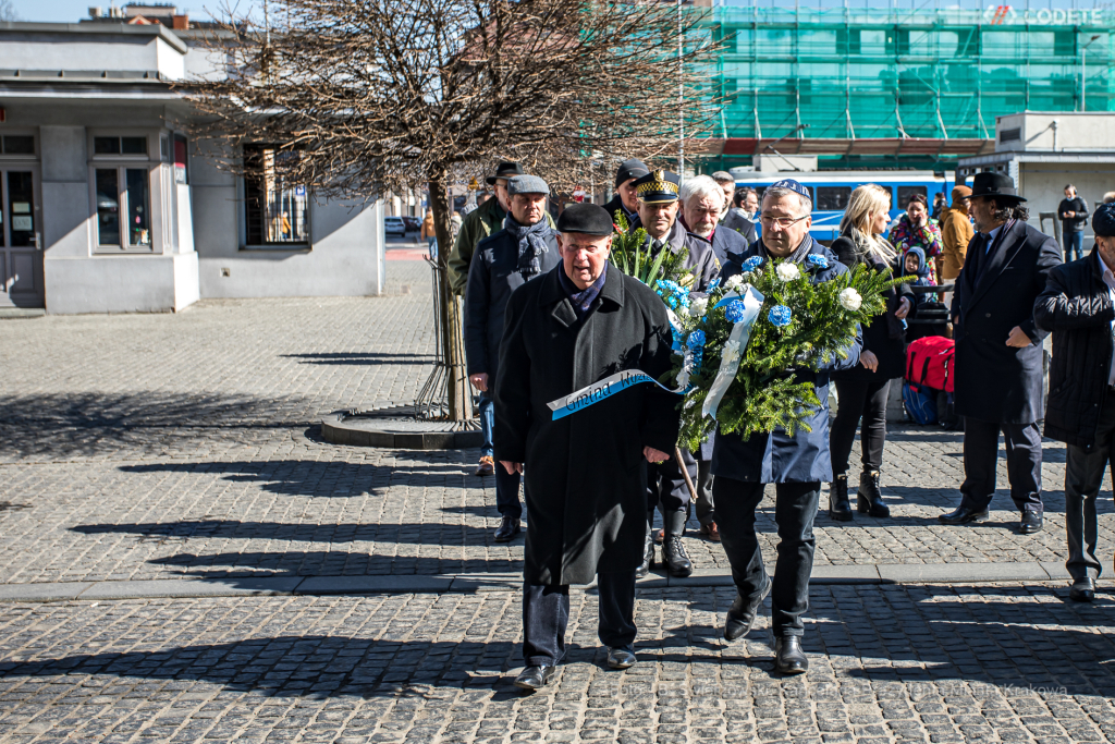 bs-marca 13, 2022-jg_220313_oto_4445.jpg-79. Rocznica, Getto Krakowskie, Majchrowski, Komarewicz  Autor: B. Świerzowski