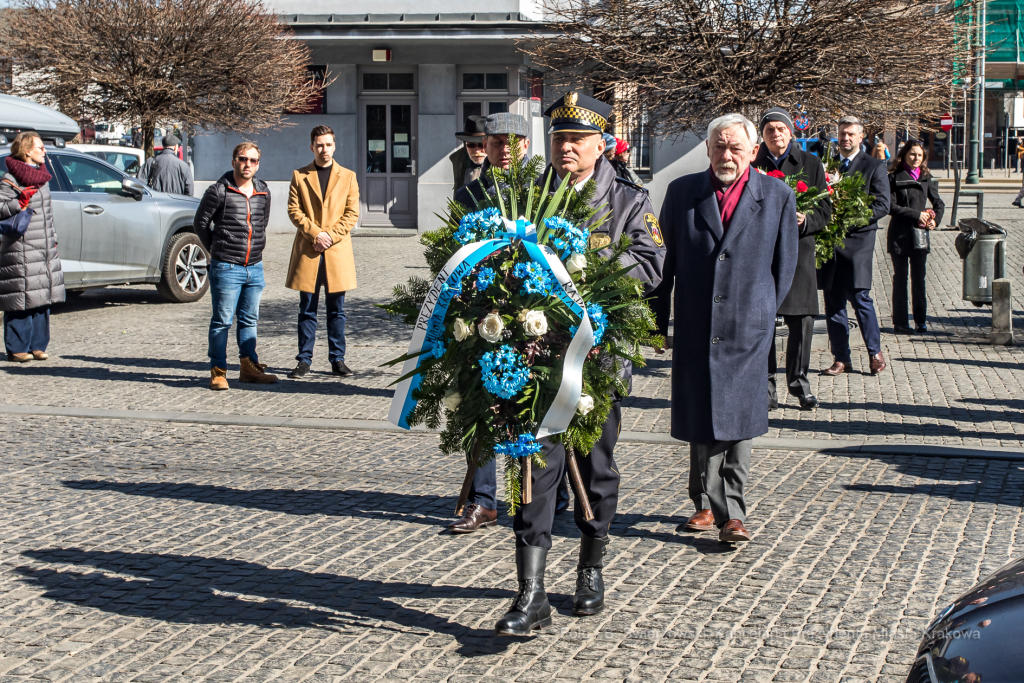 bs-marca 13, 2022-jg_220313_oto_4455.jpg-79. Rocznica, Getto Krakowskie, Majchrowski, Komarewicz  Autor: B. Świerzowski