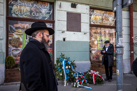 bs-marca 13, 2022-jg_220313_oto_4541.jpg-79. Rocznica, Getto Krakowskie, Majchrowski, Komarewicz