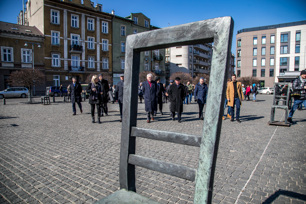 bs-marca 13, 2022-jg_220313_oto_4577.jpg-79. Rocznica, Getto Krakowskie, Majchrowski, Komarewicz  Autor: B. Świerzowski