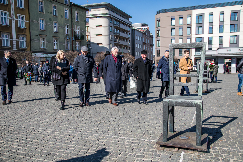 bs-marca 13, 2022-jg_220313_oto_4580.jpg-79. Rocznica, Getto Krakowskie, Majchrowski, Komarewicz  Autor: B. Świerzowski
