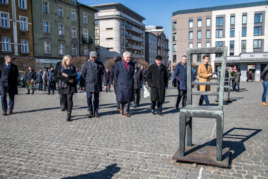 bs-marca 13, 2022-jg_220313_oto_4580.jpg-79. Rocznica, Getto Krakowskie, Majchrowski, Komarewicz