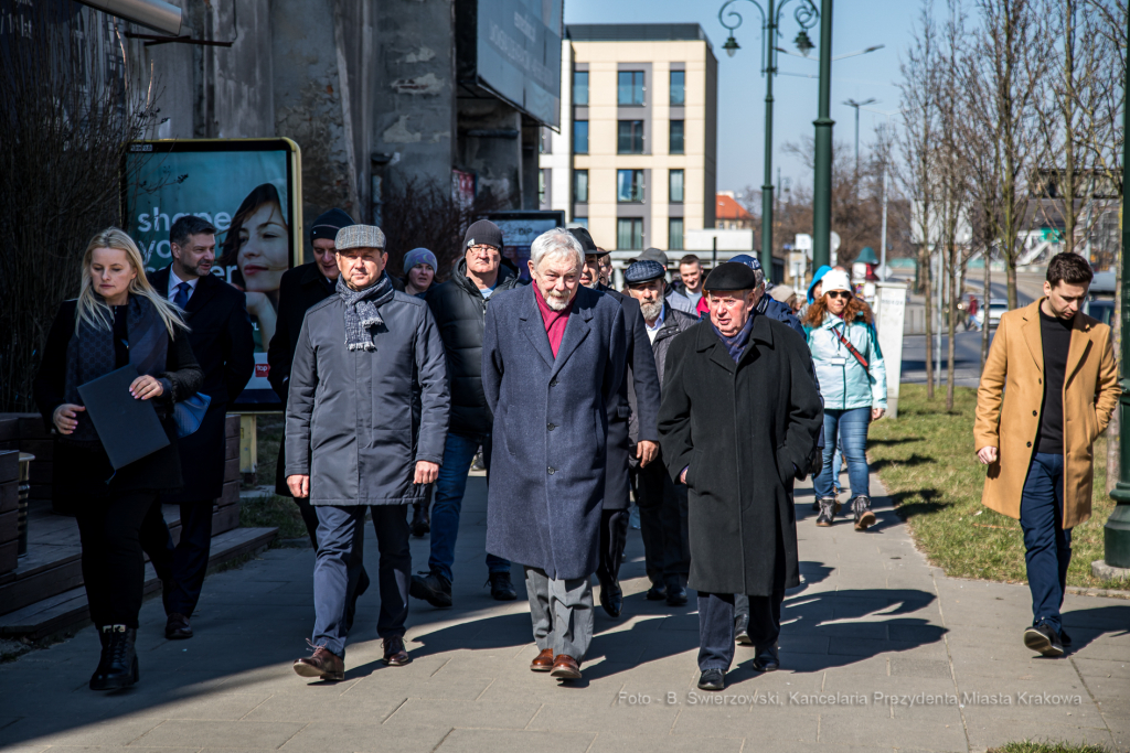 bs-marca 13, 2022-jg_220313_oto_4602.jpg-79. Rocznica, Getto Krakowskie, Majchrowski, Komarewicz  Autor: B. Świerzowski