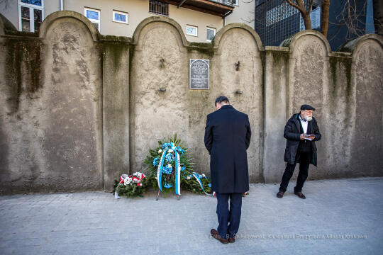 bs-marca 13, 2022-jg_220313_oto_4683.jpg-79. Rocznica, Getto Krakowskie, Majchrowski, Komarewicz