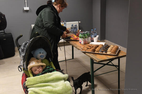 1010jpg.jpg-Wyjazd uchodźców z Krakowa do Orleanu