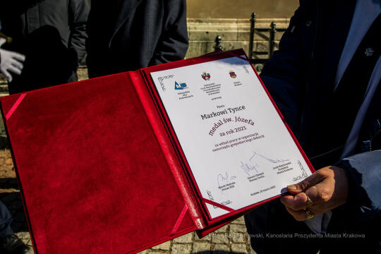 bs-marca 19, 2022-jg_220319_oto_7447.jpg-Medale św. Józefa, Kościuszko, Majchrowski