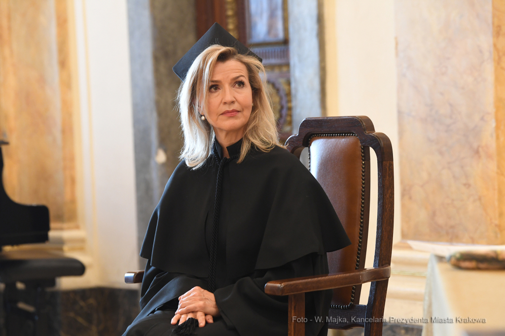 1010jpg.jpg-tytuł doktora honoris causadla  słynnej skrzypaczki Anne-Sophie Mutter  Autor: W. Majka