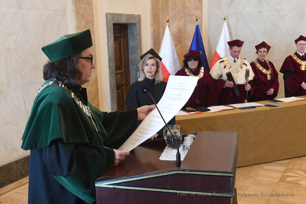 1414jpg.jpg-tytuł doktora honoris causadla  słynnej skrzypaczki Anne-Sophie Mutter  Autor: W. Majka