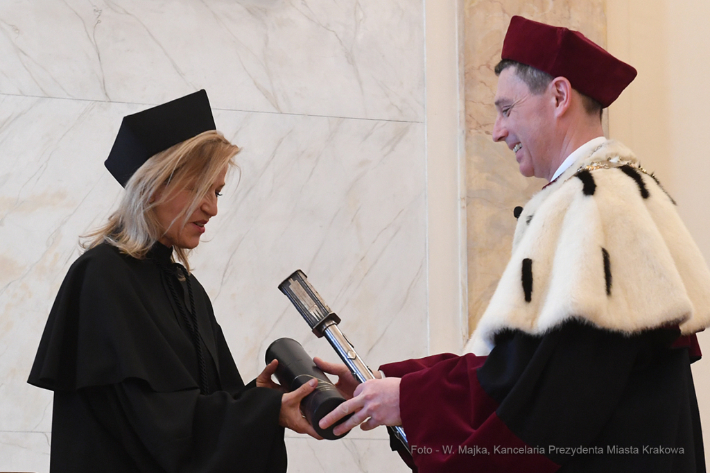 1515jpg.jpg-tytuł doktora honoris causadla  słynnej skrzypaczki Anne-Sophie Mutter  Autor: W. Majka