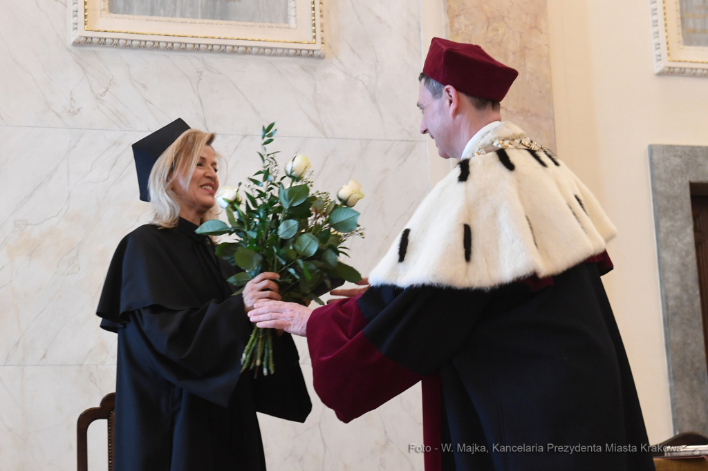 1717jpg.jpg-tytuł doktora honoris causadla  słynnej skrzypaczki Anne-Sophie Mutter  Autor: W. Majka