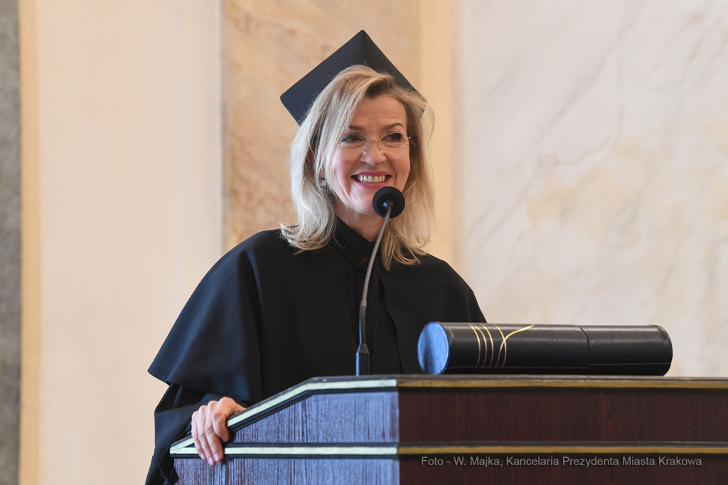 2222jpg.jpg-tytuł doktora honoris causadla  słynnej skrzypaczki Anne-Sophie Mutter  Autor: W. Majka