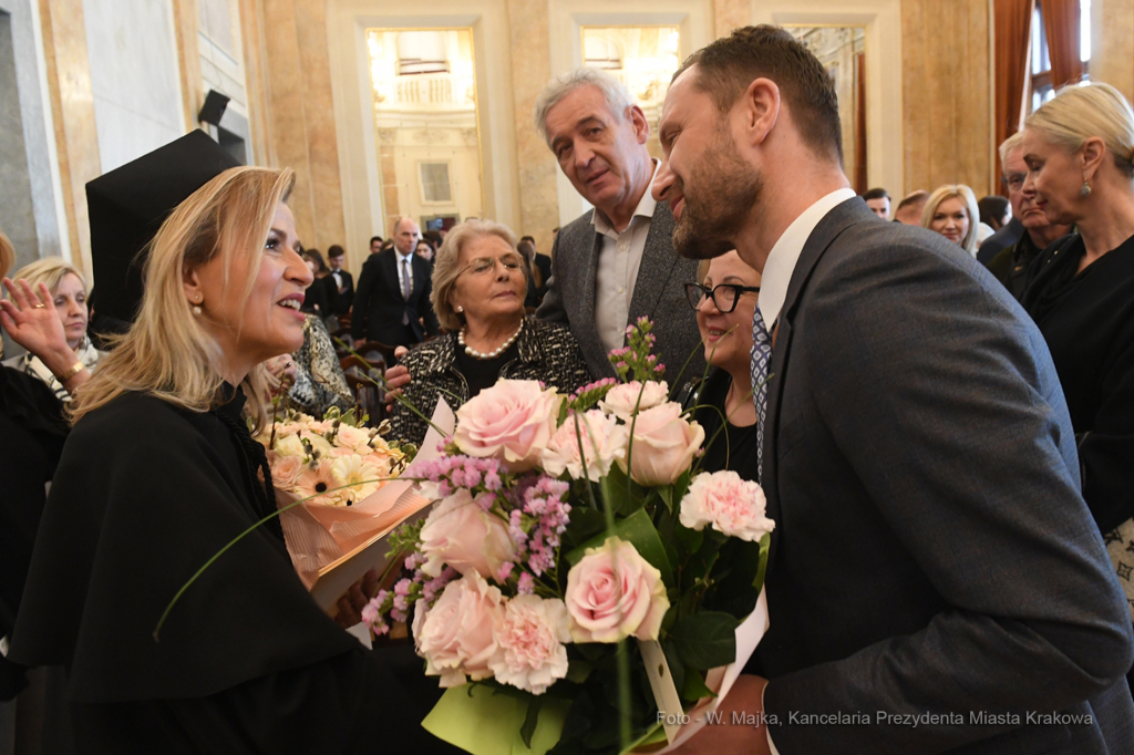 3131jpg.jpg-tytuł doktora honoris causadla  słynnej skrzypaczki Anne-Sophie Mutter  Autor: W. Majka