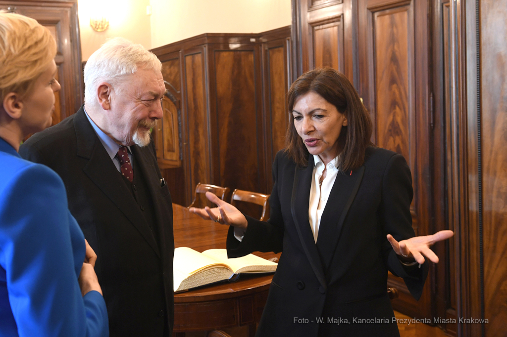 022jpg.jpg-Spotkanie prezydenta Krakowa z Mer Paryża  Autor: W. Majka