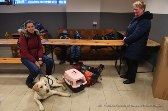 011jpg.jpg-Wyjazd uchodźców ukraińskich z Krakowa