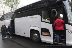 1111jpg.jpg-Wyjazd uchodźców ukraińskich z Krakowa