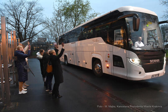 1616jpg.jpg-Wyjazd uchodźców ukraińskich z Krakowa