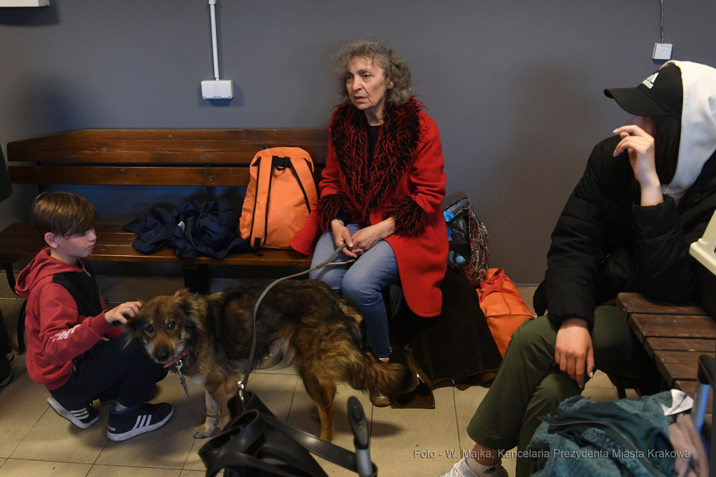 077jpg.jpg-Wyjazd uchodźców ukraińskich do Innsbrucka  Autor: W. Majka