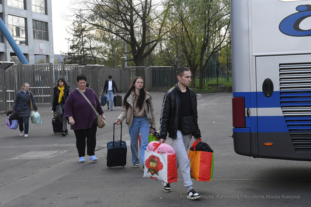 2020jpg.jpg-Wyjazd uchodźców ukraińskich do Innsbrucka  Autor: W. Majka