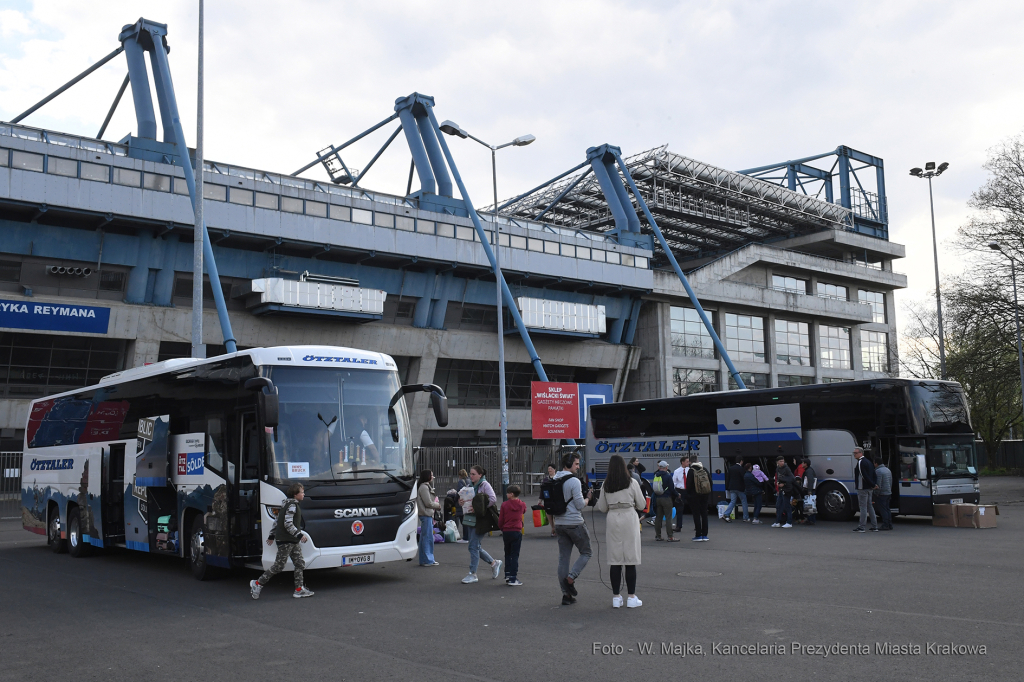 2626jpg.jpg-Wyjazd uchodźców ukraińskich do Innsbrucka  Autor: W. Majka