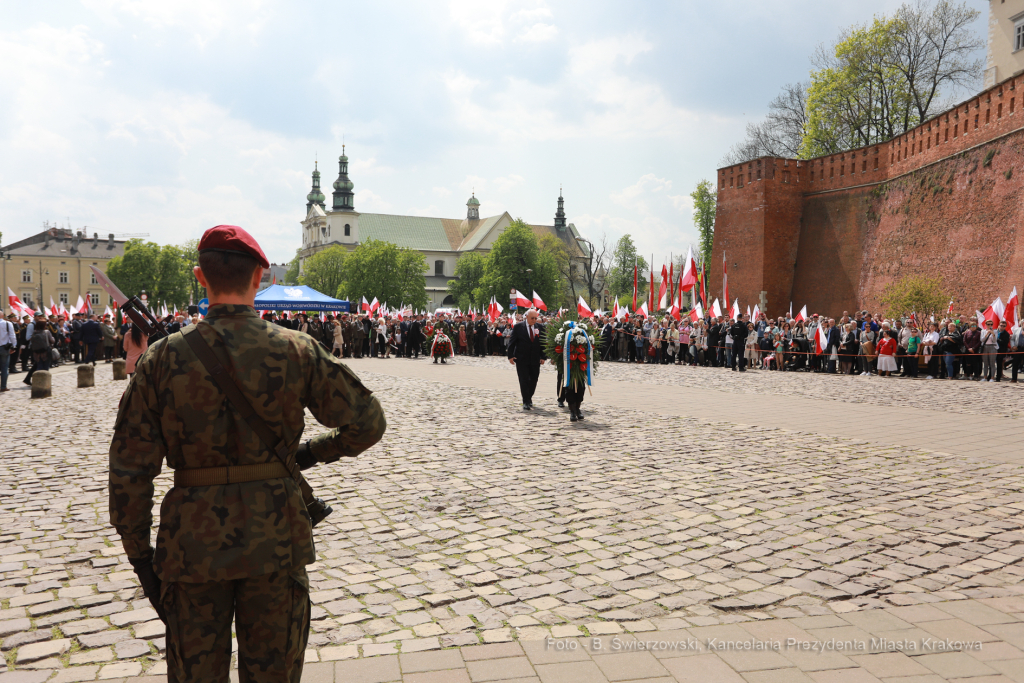 bs_220503_1186.jpg-3 maja, Święto, Obchody, Kośmider  Autor: B. Świerzowski