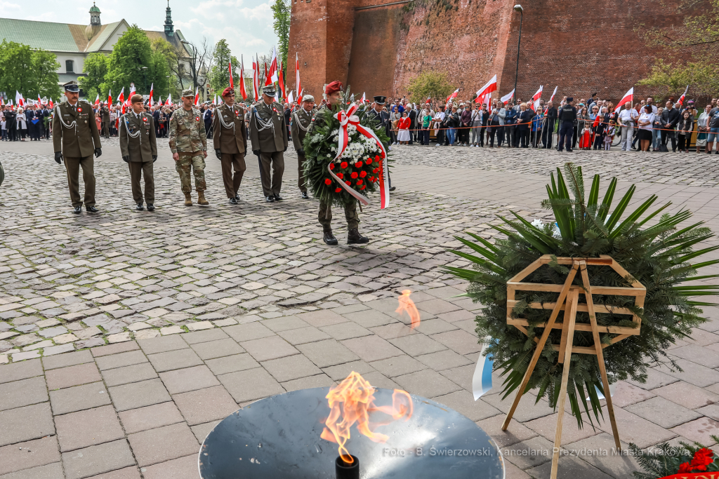 bs_220503_1206.jpg-3 maja, Święto, Obchody, Kośmider  Autor: B. Świerzowski