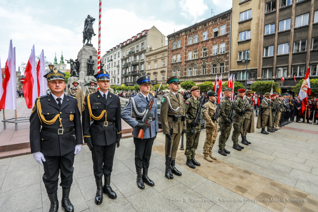 bs_220503_1485.jpg-3 maja, Święto, Obchody, Kośmider  Autor: B. Świerzowski