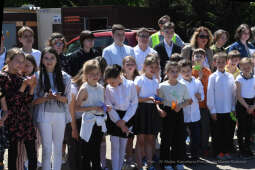 088jpg.jpg-Wmurowanie kamienia węgielnego pod budowę hali sportowej przy Szkole Podstawowej nr 26