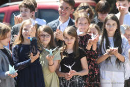 1515jpg.jpg-Wmurowanie kamienia węgielnego pod budowę hali sportowej przy Szkole Podstawowej nr 26