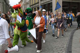 011jpg.jpg-Juwenalia Krakowskie - Przekazanie Klucza do Bram Miasta