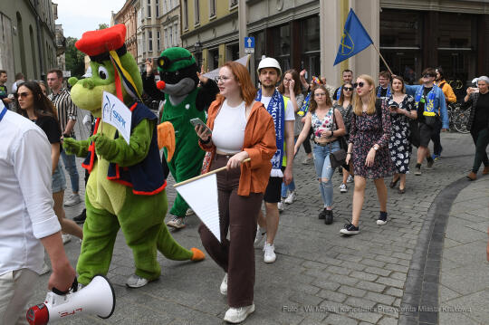 011jpg.jpg-Juwenalia Krakowskie - Przekazanie Klucza do Bram Miasta