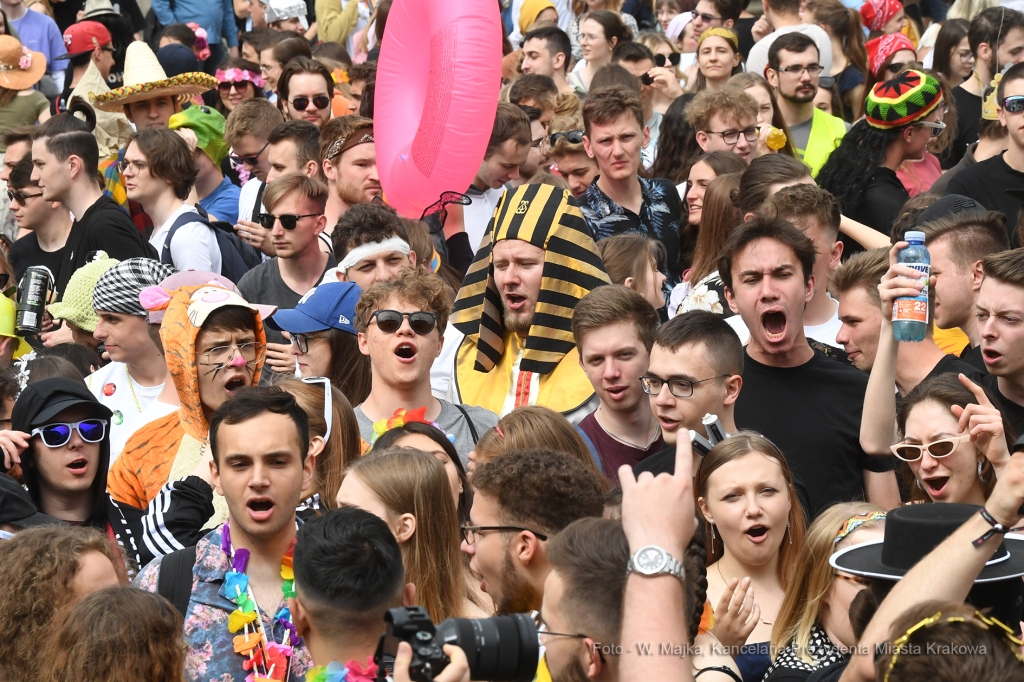 066jpg.jpg-Juwenalia Krakowskie - Przekazanie Klucza do Bram Miasta  Autor: W. Majka