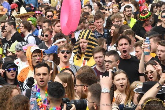 066jpg.jpg-Juwenalia Krakowskie - Przekazanie Klucza do Bram Miasta